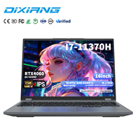 DIXIANG Laptop da Gaming 16 Pollici IPS 144Hz, Intel Core I7 11a Gen 11370H, DDR4 Dual Channel, RTX 4060, 16GB, SSD 1TB, Notebook PC per Gaming
