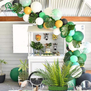 Palmera <span class=keywords><strong>artificial</strong></span>, plantas tropicales, frondas, flores verdes para el hogar, cocina, arreglo de fiesta, decoraciones de boda - Product Image 5