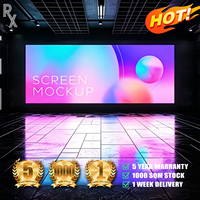Écran LED intérieur ultra-fin de haute qualité RX 3840Hz P3.91 pour publicité en centre commercial, panneaux d'affichage vidéo GOB IP20 HDR10+ 5 ans de garantie