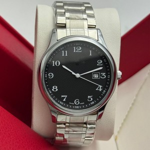 Montre à quartz pour homme avec bracelet en acier inoxydable et fermoir papillon - Product Image 2