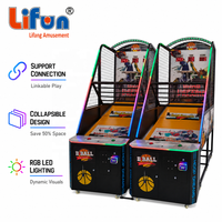 Machine de tir au basket pliable LIFUN, modèle de luxe pour centre de divertissement et entreprise de jeux