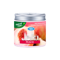 Diffuseur d'arômes pour voiture Sameili Jello Nature, gel d'huile essentielle parfumé, parfum rotatif, énergie solaire, désodorisant pour voiture