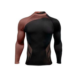 Long Sleeve <b>Men</b> <b>Compression</b> <b>Shirts</b> Rash Guards <b>for</b> Fitness and Outdoor Sports <b>Mens</b> Sports <b>Compression</b> Tops Rash Guards Quick Dry - Product Image 3