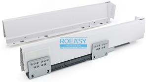 ROEASY Metal Kitchen <strong>Drawers</strong> Two bar White Color Soft Close <strong>Drawer</strong> Channel Sliding Cabinet <strong>Drawers</strong> - Product Image 3