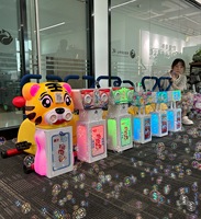 Voiture à bulles pour enfants avec éclairage LED, certifiée pour la vente commerciale
