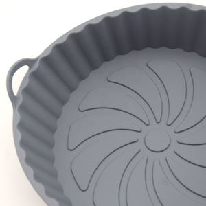 Plateau <span class=keywords><strong>de</strong></span> cuisson en <span class=keywords><strong>silicone</strong></span> pour friteuse à air circulaire résistant aux hautes températures pour un usage domestique résistant à l'huile et facile à nettoyer - Product Image 4