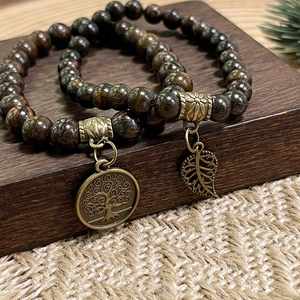 Pulsera de Piedra Natural con Cuentas de Vidrio Coloridas, Estimulante de Confianza, Recomendada, con Plan de Precios por Niveles - Product Image 4