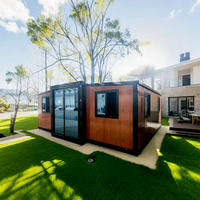 Casa Contenedor Expandible de Lujo, 3 Dormitorios, 20 pies/40 pies, Casa Contenedor Expandible, Villa Vacacional de Lujo, Casa Prefabricada de 3 Dormitorios