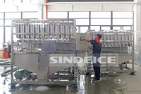 SINDEICE grande capacité 5Ton Machine à glaçons Machine à glaçons avec système de refroidissement par eau pour Restaurant boire restauration