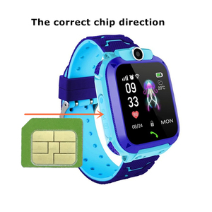 Montre connectée pour enfants avec <span class=keywords><strong>carte</strong></span> SIM 2G, GPS, fonction SOS, appel vidéo, moniteur de fréquence cardiaque, moniteur de sommeil, étanche IP67, bracelet en gel de silice, écran tactile de 1,44 pouce - Product Image 1