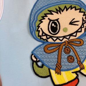 Venta al por mayor lindo algodón LABubu ropa para mascotas verano perro chaleco bordado Teddy Corgi Shiba Inu <span class=keywords><strong>cachorro</strong></span> dibujos animados <span class=keywords><strong>Bulldog</strong></span> francés ropa - Product Image 4