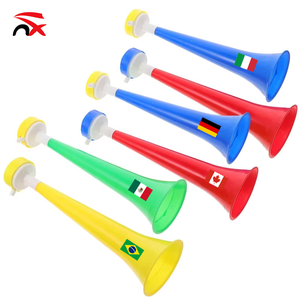 ทรัมเป็ตแตรเป่าลมแบบธง vuvuzela ยืดหยุ่นได้สำหรับกิจกรรมกีฬา - Product Image 6