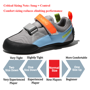 Zapatillas de Escalada Unisex - Guía de Tallas por Habilidad, Suela de Goma Antimarcas, Doble Correa de Sujeción, Calzado para Bouldering en Interiores - Product Image 2