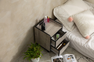 Muebles de Dormitorio Modernos de Dos Niveles, Armario Pequeño de Calidad Superior, Suministro Directo de Fábrica, Mesita de Noche para Uso Doméstico - Product Image 4