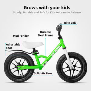 JOYKIE JOYSTAR Vélos d'équilibre pour enfants <span class=keywords><strong>de</strong></span> 12 pouces <span class=keywords><strong>de</strong></span> haute qualité personnalisables pour les enfants <span class=keywords><strong>de</strong></span> <span class=keywords><strong>18</strong></span> <span class=keywords><strong>mois</strong></span> <span class=keywords><strong>à</strong></span> 5 ans avec siège rembourré - Product Image 2