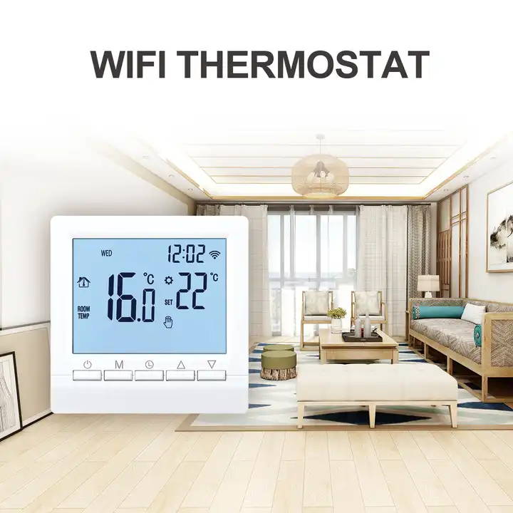 Calefacción eléctrica Cuarto WiFi termostato con función Alexa - China  Termostato programable, termostato WiFi