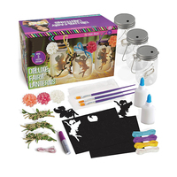 Kit d'artisanat lanterne féerique pour enfants avec lumière LED, veilleuse bricolage pour enfants, vente en gros