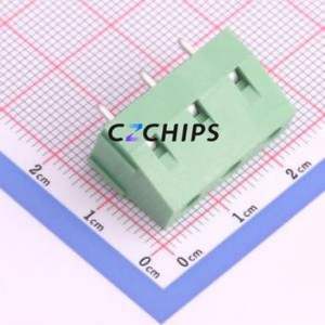 DB128V-7.5-3P-GN-S Screw Terminal Block Through hole Component (THT),P=7.5mm Connector 1x3P 7.5mm Through Hole 3P - Product Image 2