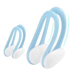 Clip per naso professionali accessori riutilizzabili per <span class=keywords><strong>piscina</strong></span> Clip per naso in plastica per nuoto polmone Tes in Silicone per immersioni libere Clip per naso - Product Image 3