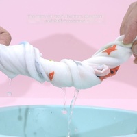 Bavoirs et lingettes carrés pour bébé 100% coton personnalisables, imperméables, doux et absorbants, 29x29cm, 0-3 ans, OEM ODM, vente en gros directe