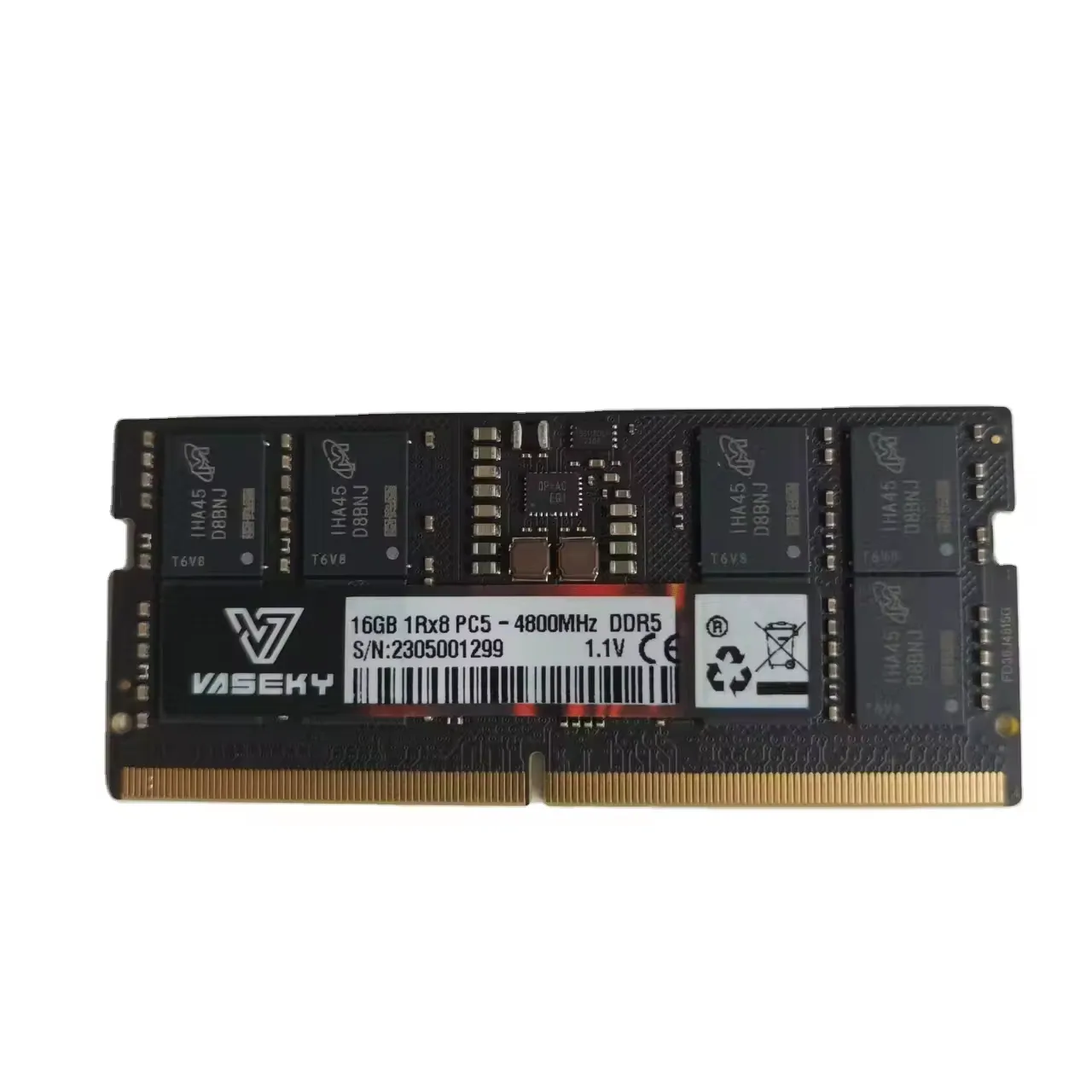 DDR5 RAM Memory 16GB 24GB 32GB 48GB DDR5 4800MHZ 5200MHZ 5600MHZ Sodimm RAM for Notebook Laptop