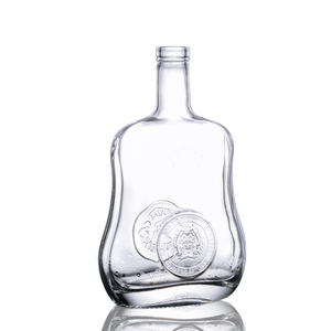 Whisky <span class=keywords><strong>Rhum</strong></span> 1000 ml Bouteille en verre/Bouteille de vin en verre/Bouteille de brandy - Product Image 2