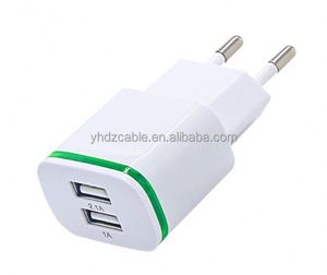 Hot Selling US Eu 2 Port 5V 2.1A Mobile Phone Travel Chargers Cargador AC <b>Adapter</b> for iPhone 6 7 11 - Product Image 5