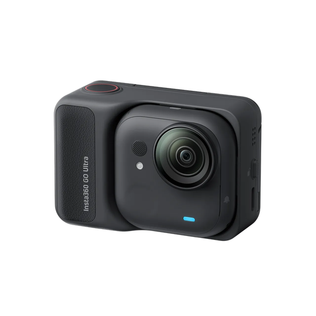 Insta360 GO Ultra 4K 60fps Mini Action Camera 50MP Hands-Free POV Vlogging Camera with Stabilization and Flip Touchscreen
