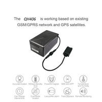 Traceur GPS GSM 2G pour véhicule à longue autonomie avec suivi par PC et capteur de température et d'humidité optionnel