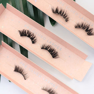 شريط لاصق كامل الرموش بالجملة رقيق قبل لصقها نصف شريط رموش اصطناعية لا الغراء اللازمة المورد رموش ذاتية اللصق - Product Image 6