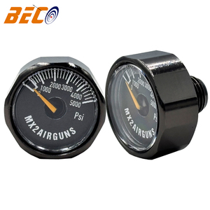 เกจวัดแรงดันขนาดเล็ก 25 มม. 5000 ปอนด์ต่อตารางนิ้ว M10*1 ไมโครเกจ แมนอมิเตอร์ สำหรับเพ้นท์บอล <span class=keywords><strong>PCP</strong></span> อัดอากาศ - Product Image 6