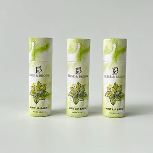 Tubos de papel biodegradables hechos a mano personalizados, Cosméticos vacíos reciclables, embalaje de bálsamo labial Kraft de cartón, push-up que se desvanece - Product Image 3