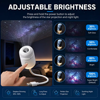 Lampe LED à intensité variable, alimentée par prise USB, en matériau ABS pour la décoration de chambre, projecteur de ciel étoilé moderne, veilleuse