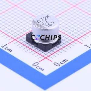 MVK 16V47 M 6.3*5.2 ตัวเก็บประจุแบบอิเล็กโทรไลต์อะลูมิเนียม SMD, ขนาด D6.3xL5.2 มม. 47uF 20% 16V 48mA-120Hz - Product Image 1