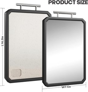 Tabla de Cortar Grande de Doble Cara de Acero Inoxidable 304 con Asa, Tamaño L, 2.0 cm de Grosor, Apta para Lavavajillas - Product Image 4