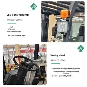 Chariot élévateur <span class=keywords><strong>à</strong></span> vendre directement, transpalette électrique, petit transpalette diesel pour manutention, chargement et déchargement, entrepôt d'usine - Product Image 3