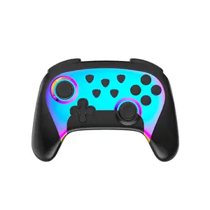 YLW New Chameleon Glossy Shell Case Game Pad Wireless Turbo Double Motor Switch Controller For NS Switch Pro Controller