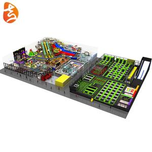 Parc d'attractions pour enfants, zone de jeu souple commercial, grand parc de trampoline, équipement de terrain de jeu intérieur pour enfants, guerrier <span class=keywords><strong>ninja</strong></span> - Product Image 5