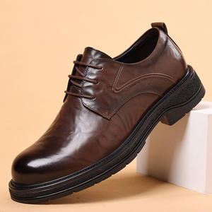 HighEnd Men's Retro Formal Genuine Leather Mesh Shoes Luxury Business Design HotSelling Comfortable Oxford Durable - Product Image 2