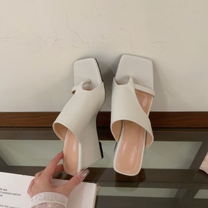 Sandalias de Tacón Alto con Punta Abierta, Ligeras, de Moda, para Mujer, Verano 2026, Cuero Genuino, Venta al Por Mayor - Product Image 3