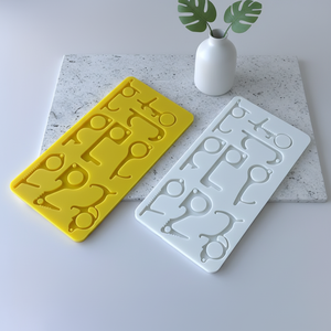 Moldes de Silicona para Resina y Yeso, Moldes Creativos con Forma de Llave para Manualidades - Product Image 5