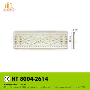 Moulures murales en PS imitation bois de qualité supérieure, imperméables |   Moulage en polystyrène décoratif pour la conception de murs intérieurs, vente en gros - Product Image 3