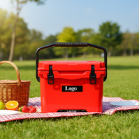 Glacière portable 15L en PE, moderne, étanche, rotomoulée, isolation rigide, impression personnalisable, maintien de la glace pendant 5 jours, thermoélectrique