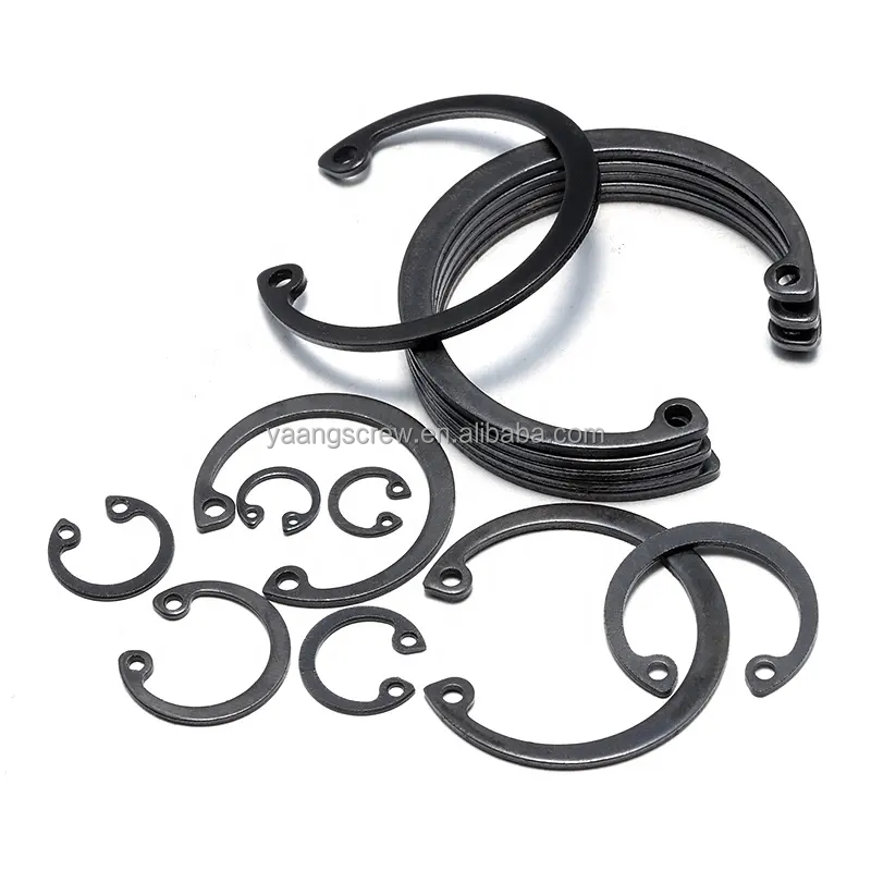 Syd-1165 индивидуальный Din472 черный Circlip, Circlip из нержавеющей стали, внутренний и внешний фиксированный Circlip