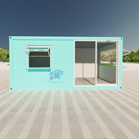 Conteneur modulaire préfabriqué de luxe 20 pieds 40 pieds Magasin de détail Centre commercial préfabriqué Magasin de conteneurs Dépanneur