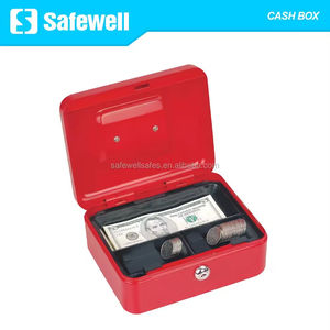 Cina negozio all'ingrosso di sicurezza piccolo blocco a chiave scatola di denaro in metallo con coperchio - Product Image 3