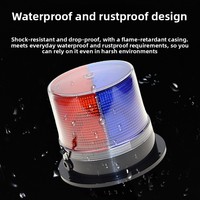 Magnetische Saugkraft-Ladevorrichtung Reflektierende Wiederaufladbare LED-Decken-Blinkleuchte für Fahrzeuge, Straßenbau und Wachhäuschen