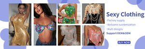 Abito da Festa di Alta Qualità <span class=keywords><strong>con</strong></span> Paillettes, Scollatura Profonda, <span class=keywords><strong>Spacco</strong></span> e Design a Doppio Strato per Club - Product Image 3