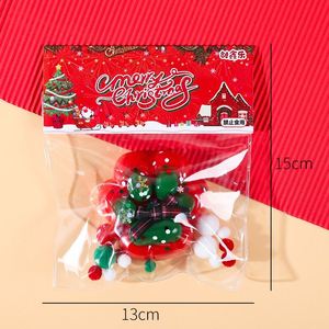 Jouets de Noël à presser au design attrayant, Slime solide en colle souple avec griffe de chat, pour le soulagement du stress de Noël, sensation de pincement réaliste - Product Image 5