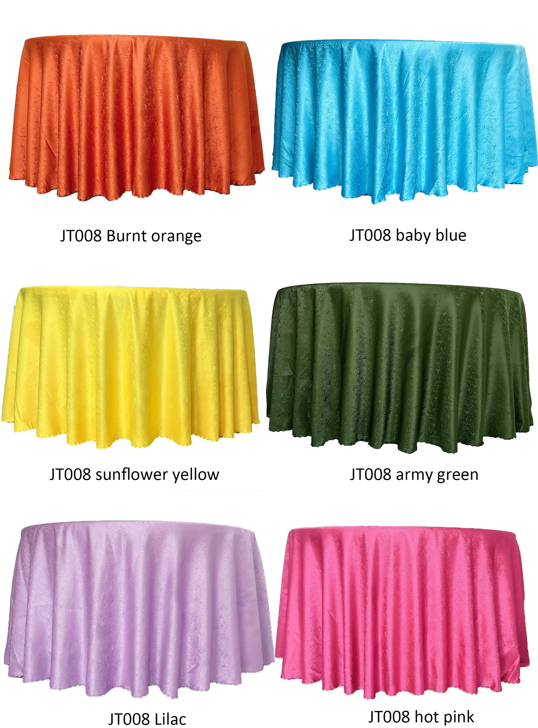 Premium Polyester Fabric Table Cloth Damask green Tablecloth for Wedding Party Banquet Events Hotel Restaurant
